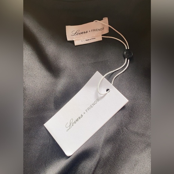 Lovers + Friends Faux Leather Trench Coat NWT Size Small - Picture 4 of 7